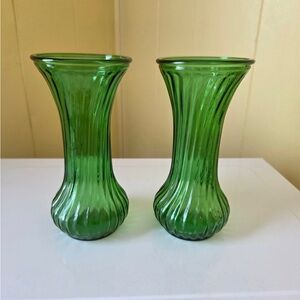 vintage Hoosier glass vases